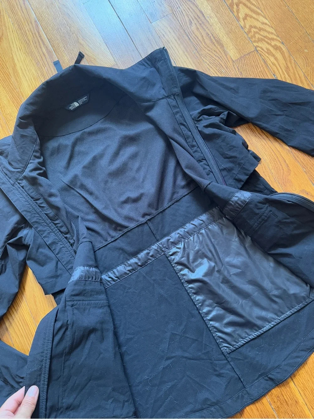 The North Face Men's Black Field Jacket with Hood